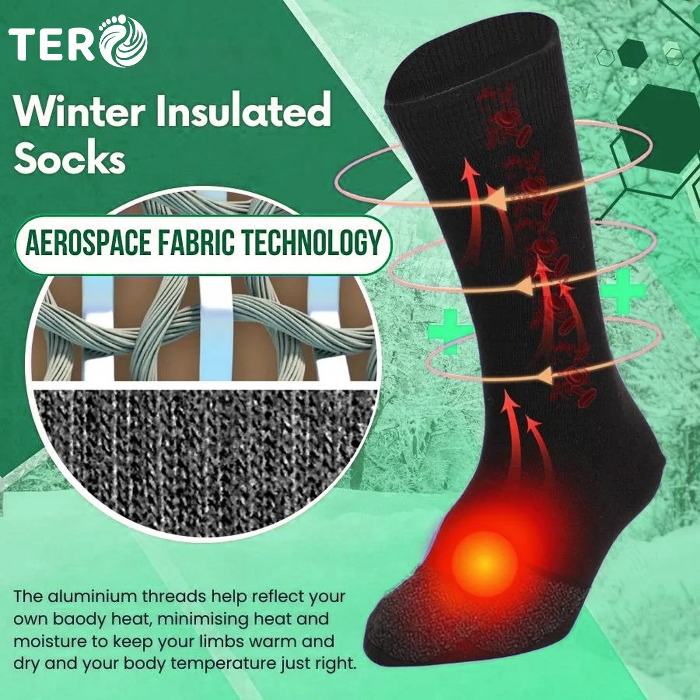 TERO Winter Insulated Socks