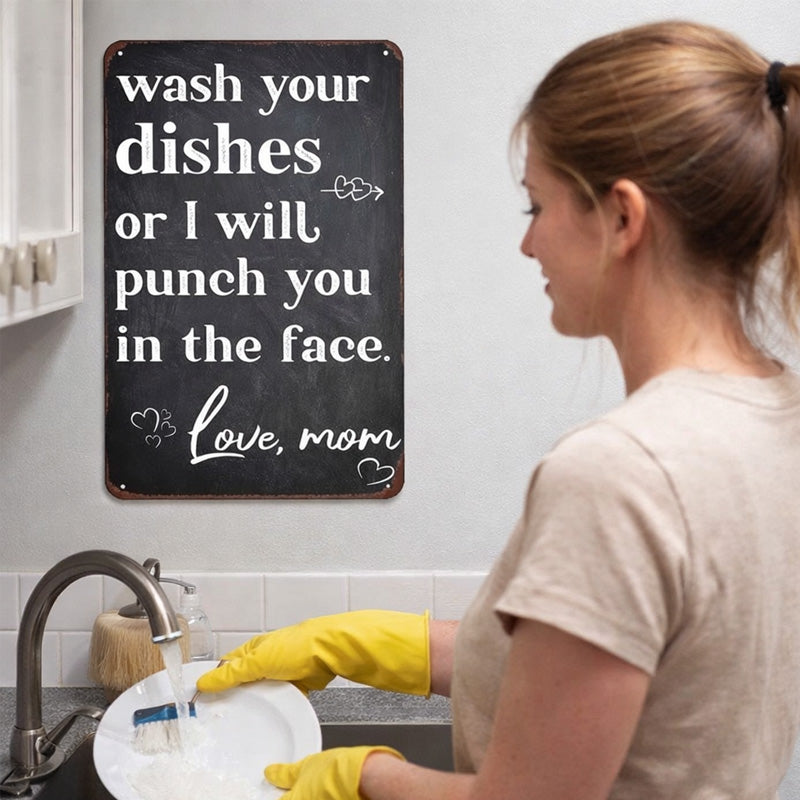 "Love, Mom" Decorative Plaque